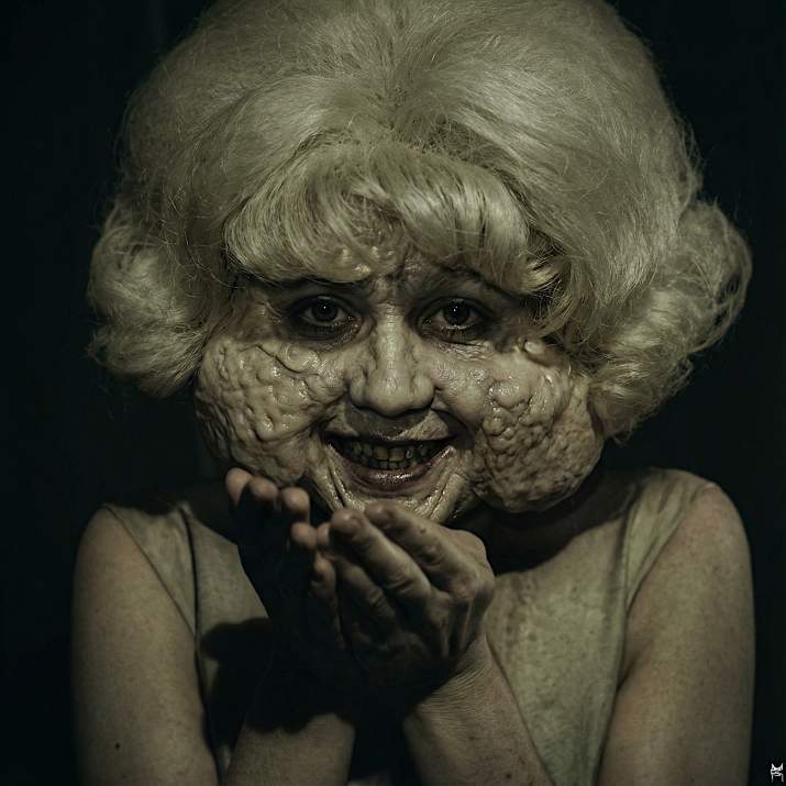 the lady in the radiator from 'eraserhead` (b)